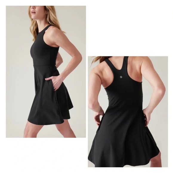 ATHLETA Conscious Dress Black Size S - Picture 1 of 7